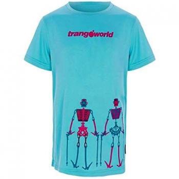 Trangoworld Teleno Camiseta, Unisex niños, Azul Isla, 10
