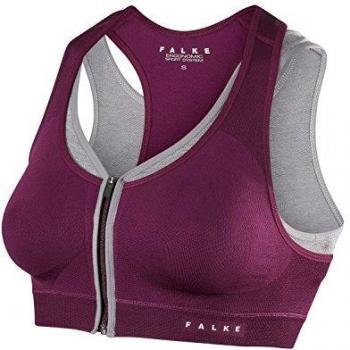 FALKE ESS Maximum Support Melange Top Sujetador de Deporte, Mujer, Vendetta, XS