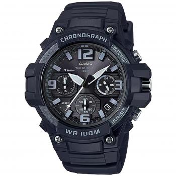 Reloj de Pulsera CASIO Collection MCW-100H-1A3 con Correa de Caucho y Esfera Negra