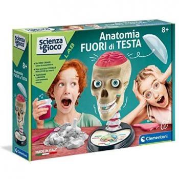 Clementoni- Ciencia Lab – Anatomía Fuera de Cabeza, Laboratorio de anatómica, Juego científico