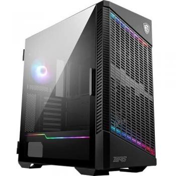 MSI MPG VELOX 100P AIRFLOW Mid-Tower PC Case - E-ATX Motherboard Capacity, Tempered Glass Door, Optimized for Airflow, Mystic Light, Supports 2 x 360mm Radiators & Side Ventilation Configurations