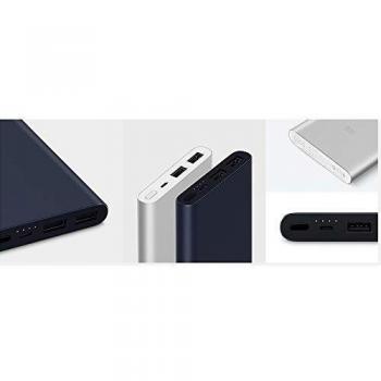 Xiaomi Mi Power Bank 2S Universal Batería Externa, Plata, 10000mAh, Doble USB, MicroUSB