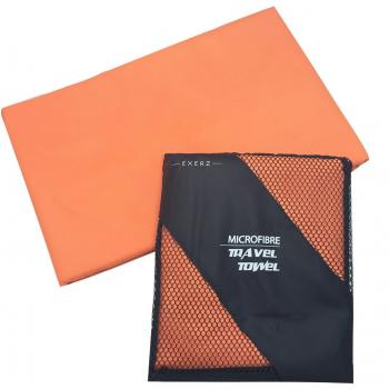 Exerz XL 150x85 cm Toallas Deportivas/Toallas de Gimnasio con una Bolsa de Transporte - Viajes, Deportes, Gimnasio, Acampar, Nadar, Yoga, Playa - Microfibra