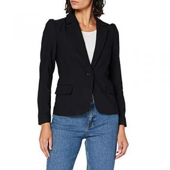 Only ONLJANET-Lana L/S Fitted Puff Blazer TLR, Negro, 40 para Mujer