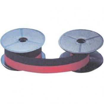 Casio RB-02 Cinta de Impresión de Nailon para Calculadoras, 6m x 13mm, Negro/Rojo