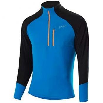 Löffler 23043 Anton - Jersey de Forro Polar para Hombre, Mauritius Blue, 48