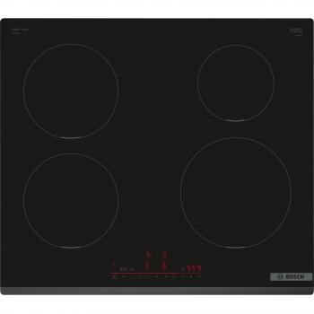 Placa de inducción Bosch Serie 6 PIE631HB1E hobs Negro Integrado 60 cm Con placa de inducción 4 zona(s)