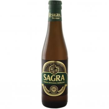 La Sagra Castiza Premium Rubia Cerveza Artesanal de Estilo Blonde Ale, 330ml