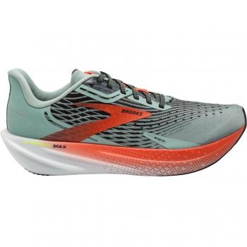 Brooks Hyperion Max Running Shoes Green Orange Size 42.5