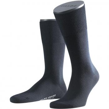 Falke Airport Dark Navy Virgin Wool and Cotton Business Socks - Size 10-11 Mens / 45-46 BR / 13 US