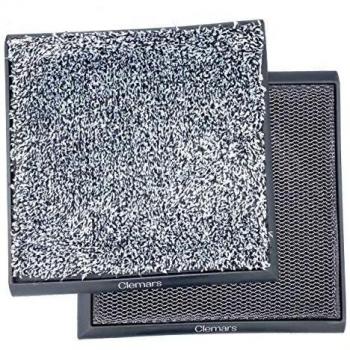 CLEMARS- Felpudo desinfectante, 4 en 1 Set de Alfombrillas desinfectantes, Felpudo para casa, Felpudo desinfectante, Alfombra desinfectante para Zapatos, Alfombrilla desinfectante.