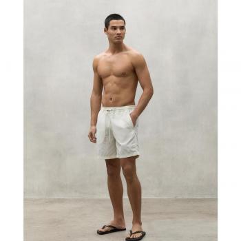 Bañador Shark beige ECOALF - Bañador de hombre con cierre de cordones y bolsillo francés
