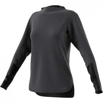 adidas W CTC Wo Crew Sudadera, Mujer, Carbon, 42