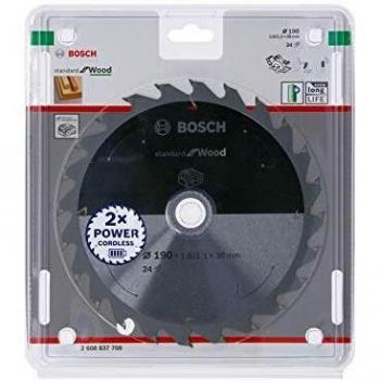 Disco de Sierra Circular Bosch Standard For Wood 190x1,6/1,1x30 T24