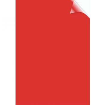 Cubiertas de Encuadernación Fellowes PVC Transparente Rojo A4 200 Micras Paquete de 100