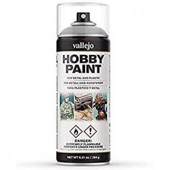 Vallejo 028011 - Espray de prelacado, 400 ml, Gris