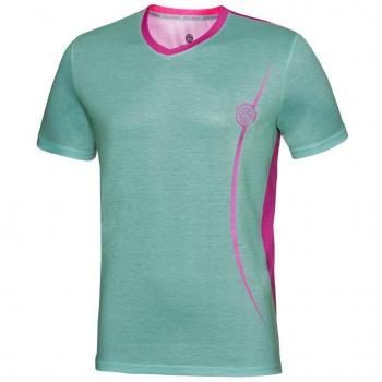 Dan Tech V de té con cuello – iceblue/rosa