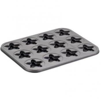 Molde para Hornear en Forma de Estrella Antiadherente de 12 Tazas Cake Boss