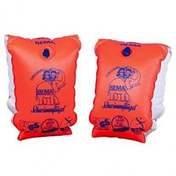 Manguitos Flotadores Bema 18000, tamaño 00, para bebés de 0 a 1 año y hasta 11 kg, color naranja, con doble cámara de aire y válvula de seguridad