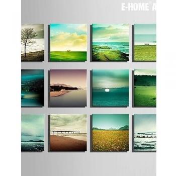 LY&HYL Paisaje Impresión de la lona Un Panel Listo para colgar,Cuadrado , 10 x 10-11# , 10 x 10-11#