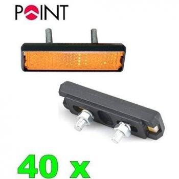 01140201Point-Pedal de bicicleta Reflectores Pedal reflector para tornillos
