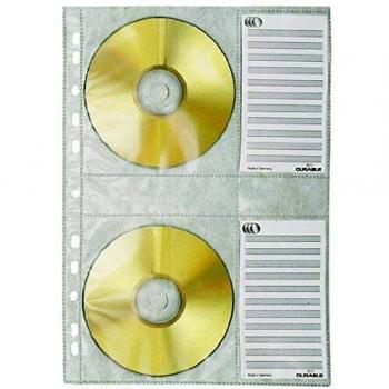 Durable 522219 Fundas para CD/DVD