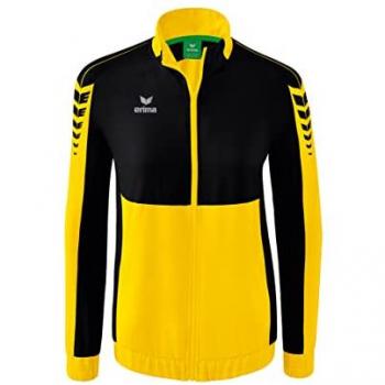 Erima Six Wings Women's Long Sleeve Presentation Jacket Yellow/Black Size 44