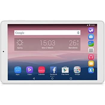 Tablet Alcatel Pixi 3 de 10'' HD, Blanco - WiFi, Procesador QuadCore 1.3GHz, 1GB RAM, 8GB Memoria Interna, Android 5 Actualizable