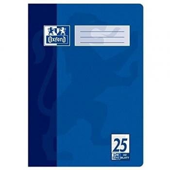 Cuaderno Oxford A4, rayado 25, 32 hojas