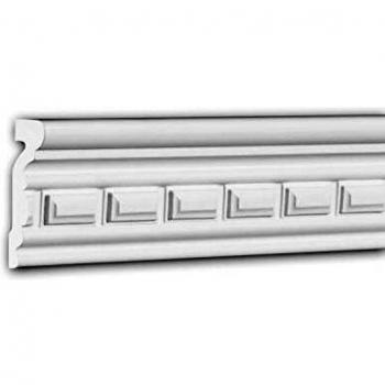 Moldura Decorativa Neoclásica Profhome 151331 Blanca de 2 m