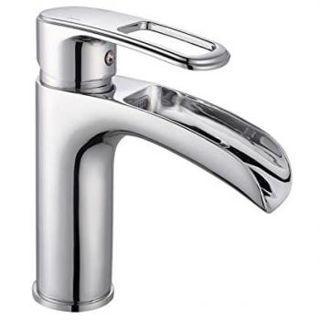 Mezclador de lavabo NAVAE by Eurosanit con diseño moderno y acabado en cromo