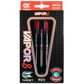 Dardos Target Vapor 8 - 23g, 80% Tungsteno, Punta de Acero
