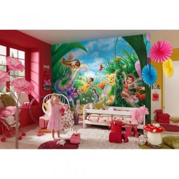 Komar 1 – Disney Fairies Meadow de Papel Pintado, Multicolor, 8