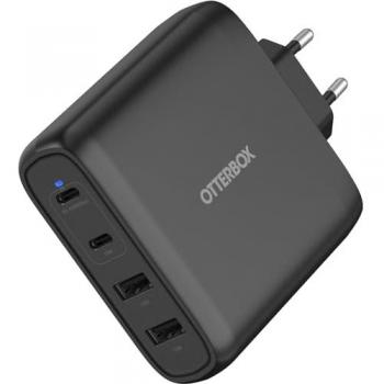 Cargador de Pared OtterBox 100W GaN con 2x USB-C y 2x USB-A