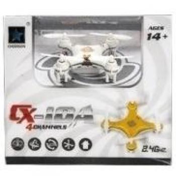 Cheerson - Dron CX10a 4 cm, 12 gr, giroscopio 6 ejes, color blanco