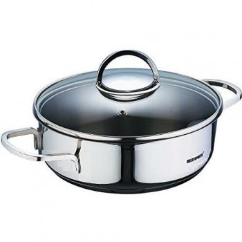 Bergner Classic Cacerola, Acero Inoxidable, Cromado, 26 cm