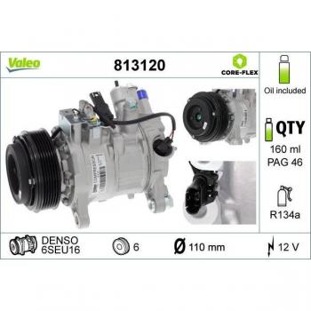 Compresor de aire acondicionado VALEO 813120
