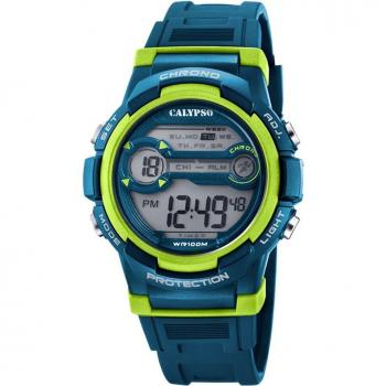 Calypso K5808/3 Digital Crush Reloj Infantil de Caucho Azul
