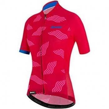 Santini Womens Tono Dune Jersey Camiseta de Trineo, Mujer, Rosa, M