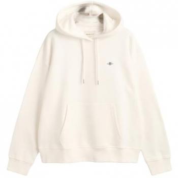 Sudadera con Capucha Gant Shield Eggshell Mujer XL