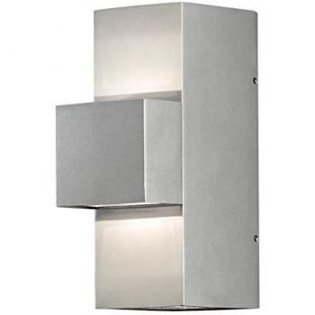 Aplique de Exterior Imola Up & Down LED 9W en Aluminio, IP54, Luz Moderna y Alta Potencia