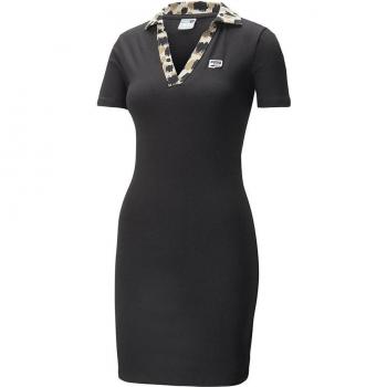 Vestido Puma Downtown Cristina Pedroche Mujer Animal Print Cuello V