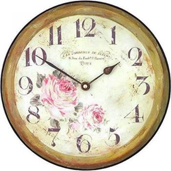 Reloj de Pared Roger Lascelles MED/FLORIST con Diseño Floral