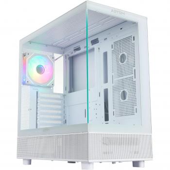 Abysm Gaming Danube Sava H400 Full Tower Doble Cristal Templado USB-C Blanca