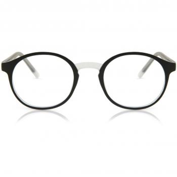 Gafas Anti-Azules Round Montuta Completa Plástico Negras Armazones Recetadas para Hombre - SmartBuy Collection