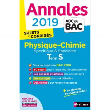 Physique-Chimie Tle S spécifique et spécialité : Sujets & corrigés