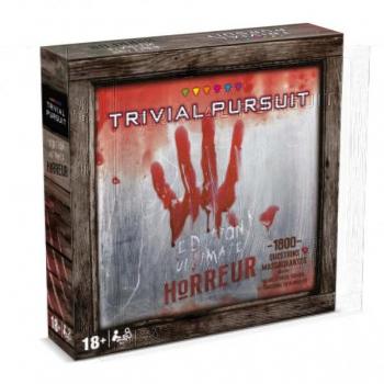 Trivial Pursuit Horror - Juego de Mesa para Niños con 1800 Preguntas en Francés