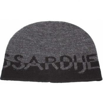 Trussardi Jeans Beanie Knit Porta Logo Mistola Boina, Gris