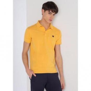 Polo Sport Clásico Bendorff Mostaza Manga Corta