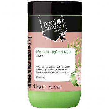 Mascarilla Capilar sin Sal Nutritiva Extra Coco - Máscara Sem Sal Pro-nutrição Extra Coco 1 kg - Real Natura